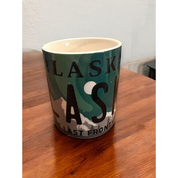 Alaska The Last Frontier Anchorage Coffee Mug Cup Mountains Ice Frost Chilly EUC - Picture 2 of 6